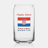 Personalized Croatia Flag  (Recto)