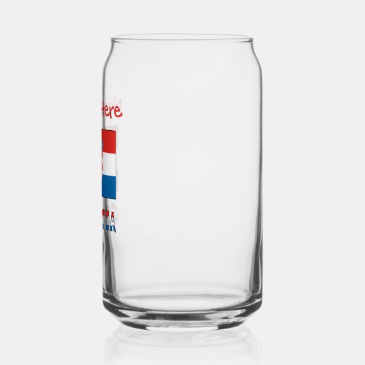 Personalized Croatia Flag  (Gauche)