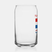 Personalized Croatia Flag  Blikvorm Glas (Rechts)
