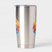 Personalized Cruise Ship Sunset Vacation Geïsoleerde Drinkbeker (Rechts)