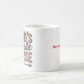 Personalized Cupid's Favorite Nurse Mug (Centre)