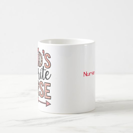 Personalized Cupid's Favorite Nurse Mug (Centre)