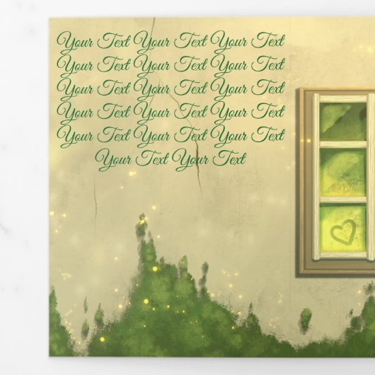 Personalized Custom Brochures Forest Drieluik Kaart (Omslag)