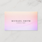 Personalized Custom Elegant Modern Plain Metal Visitekaartje (Voorkant)