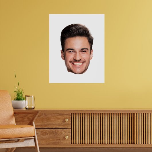 Personalized Custom Face Dad  Poster (Woonkamer 2)