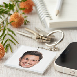 Personalized Custom Face Sleutelhanger