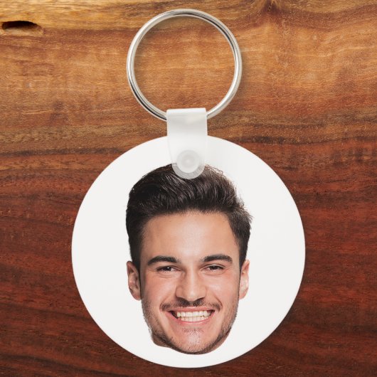 Personalized Custom Face Sleutelhanger (Voorkant)