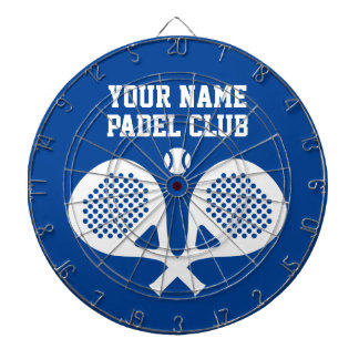 Personalized custom logo padel player dartboard dartbord