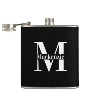 Personalized Custom Made Monogrammed Black Heupfles