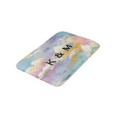 Personalized Custom Monogrammed Colorful  Badmat (Gekanteld)