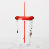 Personalized Custom Name Merry Christmas Holiday Acryl Drinkbeker (Rechts)