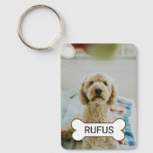 Personalized Custom Photo And Text Sleutelhanger (Voorkant)