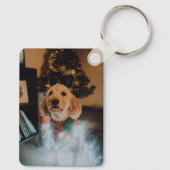 Personalized Custom Photo And Text Sleutelhanger (Achterkant)