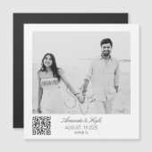 Personalized Custom Photo Save the Date magnet (Devant / Derrière)