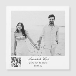 Personalized Custom Photo Save the Date magnet