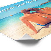 Personalized Custom Text and Photo Poster Example (Coin)