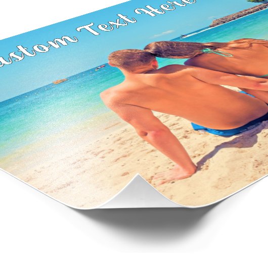 Personalized Custom Text and Photo Poster Example (Coin)