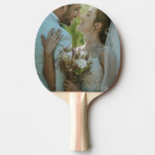 Personalized Custom Wedding Image Ping Pong Paddle Tafeltennisbatje (Voorkant)