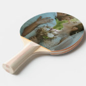 Personalized Custom Wedding Image Ping Pong Paddle Tafeltennisbatje (Voorkant Gekanteld)