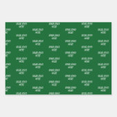 Personalized Custom Your Logo Here Business Office Inpakpapier Vel (Voorkant 3)