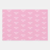 Personalized Custom Your Logo Here Business Office Inpakpapier Vel (Voorkant)