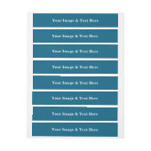 Personalized Custom Your Own Photo & Text Adreslabel Wikkel (Vel)