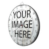 Personalized Custom Your Own Photo & Text Dart Boa Dartbord (Voorkant Rechts)