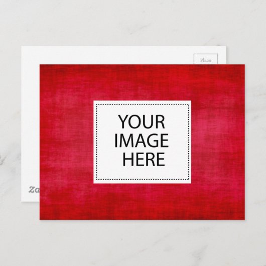 Personalized Custom Your Own Photo & Text Postcard Briefkaart (Voorkant / Achterkant)