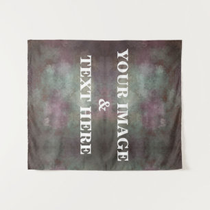 Personalized Custom Your Own Photo & Text Tapestry Wandkleed