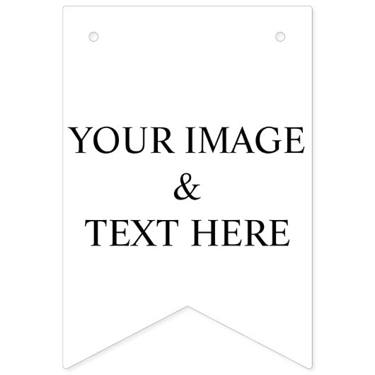 Personalized Custom Your Own Photo & Text Vlaggetjes (Tweede vlag)