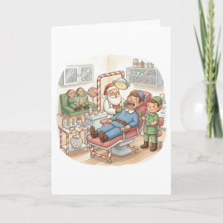 Personalized Cute Christmas Card for Orthodontist Kaart