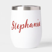 Personalized Cute Christmas Cat with Santa Hat (Arrière)