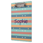Personalized Cute clipboard with Name Klembord (Links)