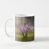 Personalized Cute Crocus Spring Illustration Mug Koffiemok (Links)