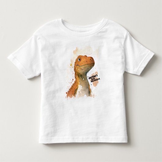 Personalized Cute Dinosaur t shirt (Voorkant)