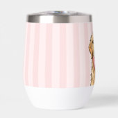 Personalized Cute Dog with Pink Heart (Avant)