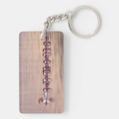 Personalized Cute Duck Family Keychain (achterkant)