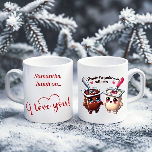 Personalized Cute Food Mug Gift for Boyfriend