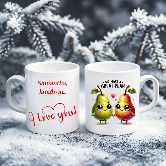 Personalized Cute Food Mug Romantic Valentine Gift