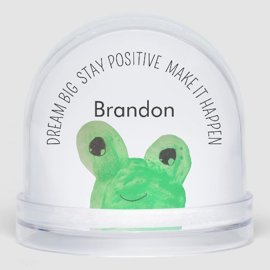 Personalized Cute frog inspirational quote  (Avant)