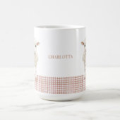 Personalized Cute Lamb Baby Sheep Name Mug (Centre)