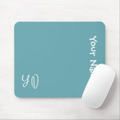 Personalized Cute Mouse Pad – Name & Initials Gift Muismat (Met muis)