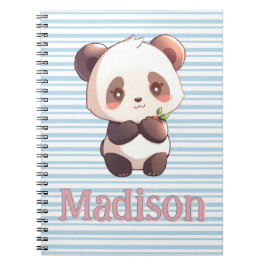 Personalized Cute Panda Notitieboek