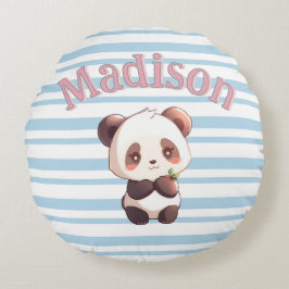 Personalized Cute Panda Rond Kussen