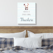 Personalized Cute Panda Sweet Dreams Canvas Afdruk (Insitu (Slaapkamer))