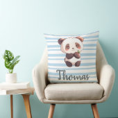Personalized Cute Panda Throw Pillow Kussen (Stoel)