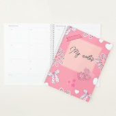 Personalized Cute Pink, Aesthetic “My Notes” Planner (Display)