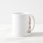 Personalized Cute Rabbit Bunny Coffee Mug (Devant droit)