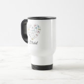 Personalized Cute Rabbit Bunny Coffee Mug (Devant gauche)