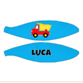 Personalized cute red toy lorry dump truck kid's basketbal (Panelen)